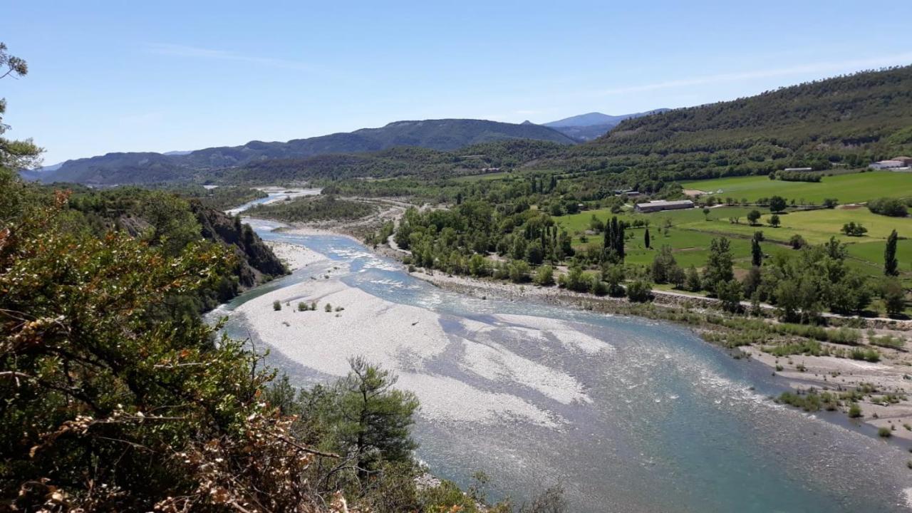 Vistas A La Montana En Un Pueblo Con Encanto. El Pueyo de Araguás Exterior foto